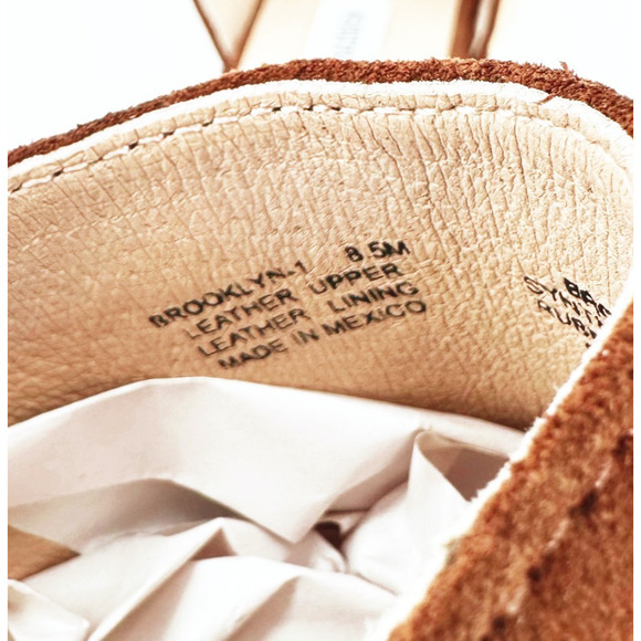 Steve Madden Brooklyn Platform Suede Leather Clogs 8.5M Boho Hippie Festival - Picture 7 of 9